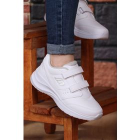 M.P 232-1307 Beyaz Comfort Taban Cırtlı Cilt Kadın Günlük Ayakkabı