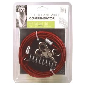 M-Pets 10801405 Compensator 5 m Red Bahçe Bağlama Halatı