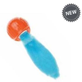 M-Pets 25 cm Turuncu Mavi Foxball Termoplastik Peluş Sesli Köpek Oyuncağı