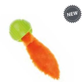 M-Pets 25 cm Turuncu Mavi Foxball Termoplastik Peluş Sesli Köpek Oyuncağı