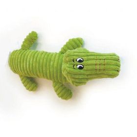 M-Pets 32x17x9 cm Yeşil Timsah Şekilli Peluş Sesli Köpek Oyuncağı