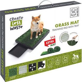 M-Pets 58x46 cm Grass Mat Çimli Çekmeçeli Köpek Tuvaleti