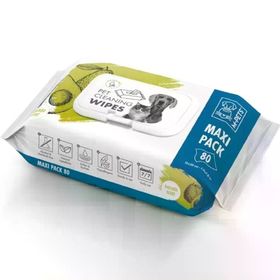 M-Pets 60101999 80'li Avocado Kokulu Kedi Köpek Islak Mendili