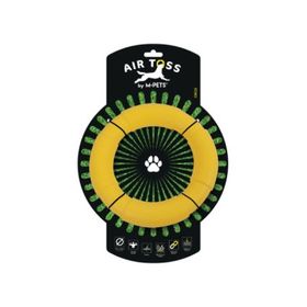 M-Pets Air Toss Daire Suda Yüzen 20.5x3.66 cm Sarı Köpek Oyuncağı