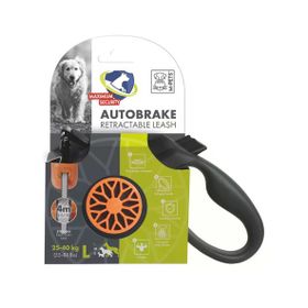 M-Pets Autobreake 4 mt L Turuncu Otomatik Şerit Köpek Gezdirme Tasması