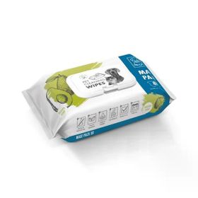 M-Pets Avocado Kedi ve Köpekler İçin 80'li Temizlik Mendili