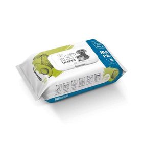 M-Pets Avocado Kedi ve Köpekler İçin 80'li Temizlik Mendili