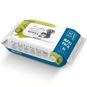 M-Pets Avokadolu 80'li Kedi ve Köpekler İçin Islak Mendil