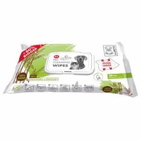 M-Pets Bamboo Kedi ve Köpek XL 30'lu Temizleme Mendili