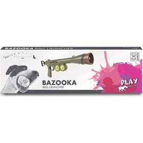 M-Pets Bazooka Top Fırlatıcı 19x9.5x60 cm Yeşil Köpek Oyuncağı