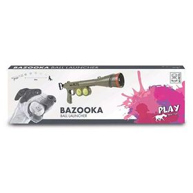M-Pets Bazooka Top Fırlatıcı 19x9.5x60 cm Yeşil Köpek Oyuncağı