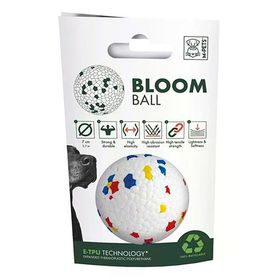 M-Pets Bloom Beyaz 7 cm Ball Parçalanmaz Top Köpek Oyuncağı