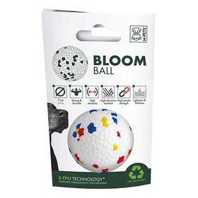 M-Pets Bloom Beyaz 7 cm Ball Parçalanmaz Top Köpek Oyuncağı