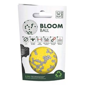 M-Pets Bloom Sarı 7 cm Ball Parçalanmaz Top Köpek Oyuncağı