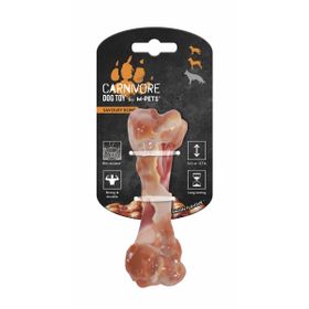 M-Pets Carnivore Savoury Bone Pastırma Aromalı 14.5x5.1x5 cm Turuncu Kemik Köpek Oyuncağı
