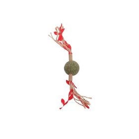M-Pets Catnipli Top 18 cm Kırmızı Kedi Oyuncağı