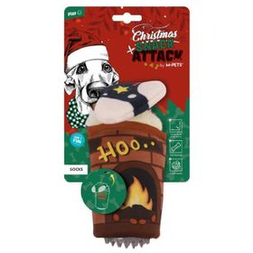 M-Pets Christmas Dog Toy Socks 12 cm Köpek Oyuncağı