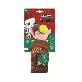 M-Pets Christmas Elf Ödül Hazneli Peluş Köpek Oyuncağı