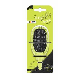 M-Pets Click and Groom 12x6.5x5 cm Kedi ve Köpekler İçin Basmalı Masaj Uçlu Fırça Yedek Başlık