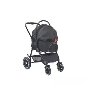 M-Pets Conquest Pet Stroller 71x57.5x101 cm Siyah Kedi ve Köpek Taşıma Arabası