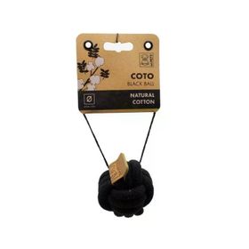 M-Pets Coto Black Loop Ball 6.5 cm Örgü Top Köpek Oyuncağı