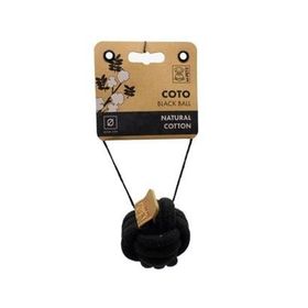 M-Pets Coto Black Loop Ball 6.5 cm Örgü Top Köpek Oyuncağı