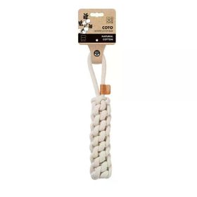 M-Pets Coto White Bar 34 cm Örgü Top Köpek Oyuncağı
