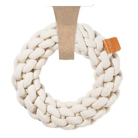 M-Pets Coto White Ring 18 cm Örgü Halka Köpek Oyuncağı