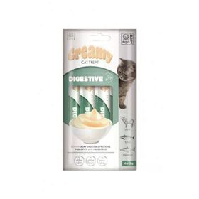 M-Pets Creamy Digestive Kuzulu Somonlu ve Tuna Balıklı 4x15 gr Kedi Ödülü