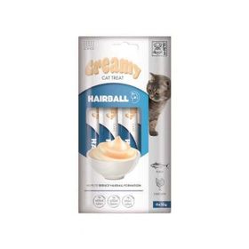 M-Pets Creamy Hairball Tavuklu ve Tuna Balıklı 4x15 gr Kedi Ödülü