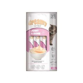 M-Pets Creamy Joint Bone Tavuklu Sığırlı ve Somonlu 4x15 gr Kedi Ödülü