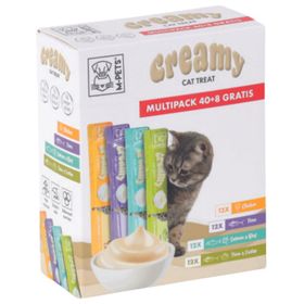 M-Pets Creamy Karışık Lezzetler 1 48x15 gr Krema Kedi Ödülü