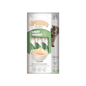 M-Pets Creamy Light Weight Tavuklu ve Morina Balıklı 4x15 gr Kedi Ödülü