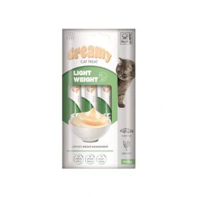 M-Pets Creamy Light Weight Tavuklu ve Morina Balıklı 4x15 gr Kedi Ödülü