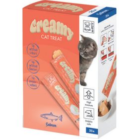M-Pets Creamy Somon Balıklı 25x15 gr Kedi Ödülü