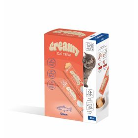 M-Pets Creamy Somon Balıklı 25x15 gr Kedi Ödülü