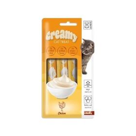 M-Pets Creamy Tavuklu Sıvı 4x15 gr Kedi Ödülü