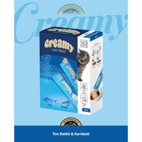 M-Pets Creamy Ton Balıklı Karidesli 25x15 gr Kedi Ödülü