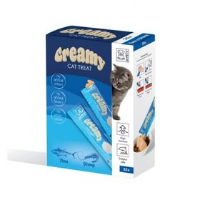 M-Pets Creamy Ton Balıklı Karidesli 25x15 gr Kedi Ödülü