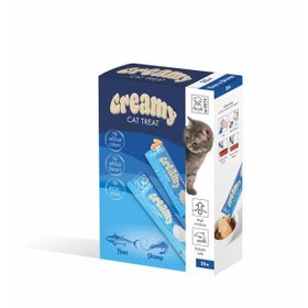 M-Pets Creamy Ton Balıklı Karidesli 25x15 gr Kedi Ödülü