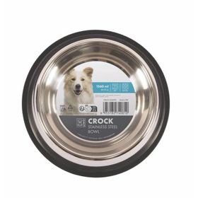 M-Pets Crock Paslanmaz Çelik XL Köpek Mama ve Su Kabı