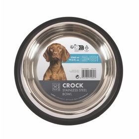 M-Pets Crock Paslanmaz Çelik XXL Köpek Mama ve Su Kabı