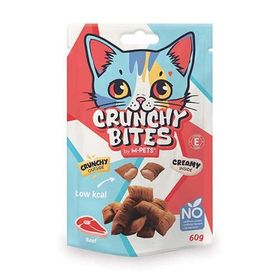 M-Pets Crunchy Bites Biftekli 60 gr Kedi Ödül Maması