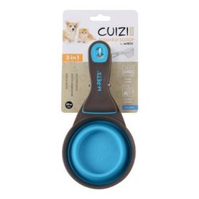 M-Pets Cuizi 3in1 237 ml Mavi Fonksiyonel Mama Ölçü Kabı