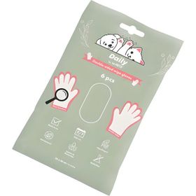 M-Pets Daily 6'lı Çift Taraflı Günlük Temizleme Eldiveni