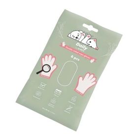 M-Pets Daily 6'lı Çift Taraflı Günlük Temizleme Eldiveni