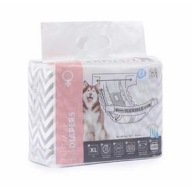 M-Pets Diapers 35x60 cm XL 10'lu Dişi Köpekler İçin Külot Bez