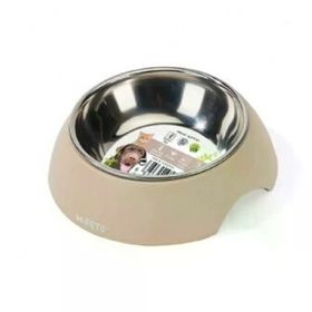 M-Pets Eco Bamboo 350 ml Kum Rengi Kedi ve Köpekler İçin Mama ve Su Kabı
