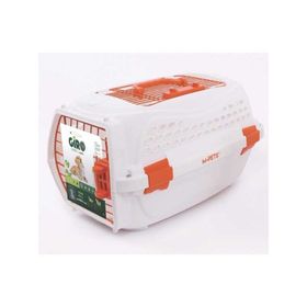 M-Pets Eco Giro Carrier Turuncu Beyaz S Kedi Köpek Taşıma Çantası