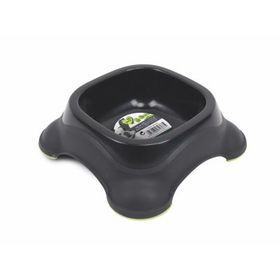 M-Pets Eco Plastik 775 ml Siyah Kedi ve Köpekler İçin Mama ve Su Kabı